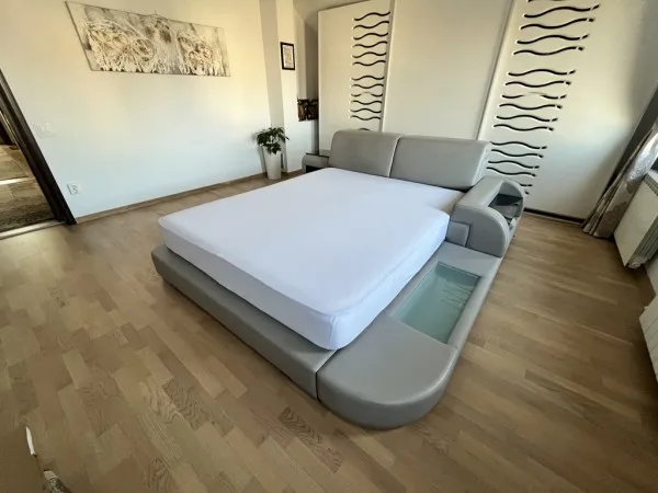 Protecție saltea impermeabilă SafeSleep, 100×200 cm, Alba