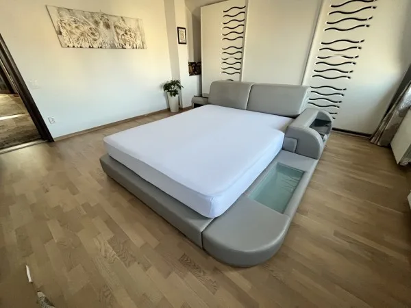 Protecție saltea impermeabilă SafeSleep, 160×200 cm, Alba (2)